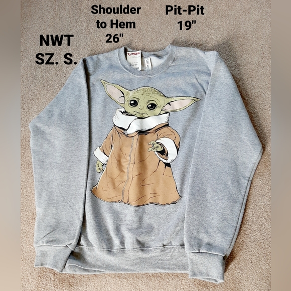 Jerzees Tops - NWT Yoda Sweatshirt